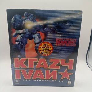 Krazy Ivan (PC Game, 1996) SEALED/NEW  US Retail Store Big Box Edition As Shown
